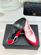 Chanel  Gabrielle Slingback Pumps Pink