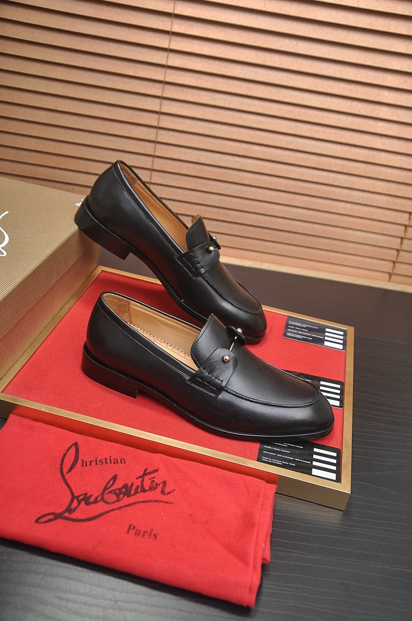 Christian Louboutin Mocassim Chambelimoc  Black .