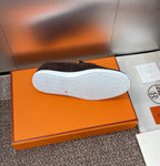 HERMES LOAFER dark brown