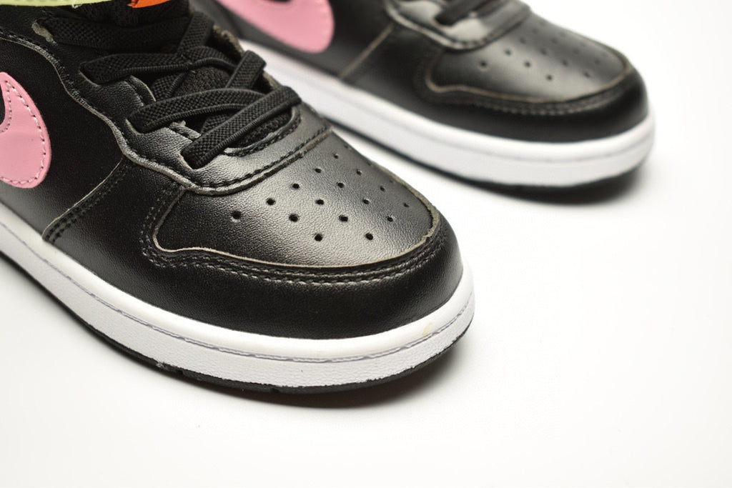 Nike Court Borough Mid 2 Black / Pink Infantil