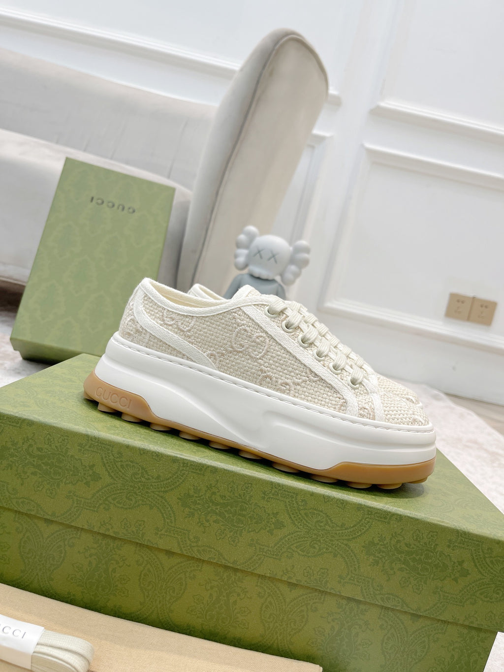 Gucci And Ebony GG Canvas Cream ( Pronta entrega )