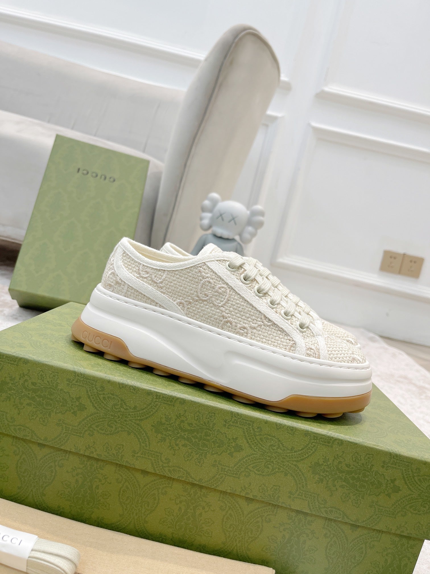 Gucci And Ebony GG Canvas Cream ( Pronta entrega )