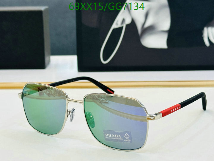 Óculos de Sol Prada Linea Rossa Espelhado Verde