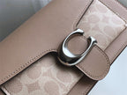 Bolsa Coach Tabby Shoulder  Signature Canvas  Sand Taupe