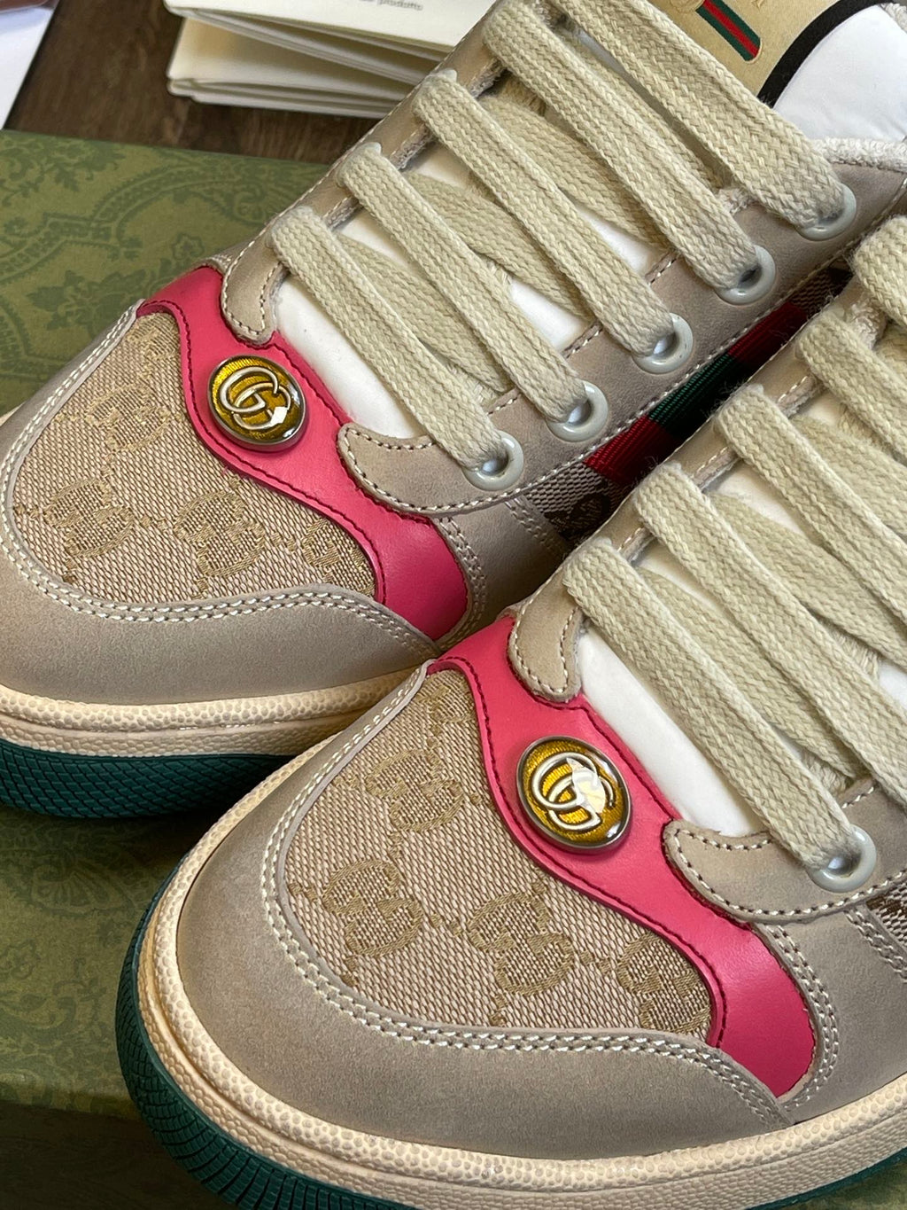 Gucci Screener Butter Leather.