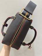 Delvaux Cool Box Mini Bohème Black / Red