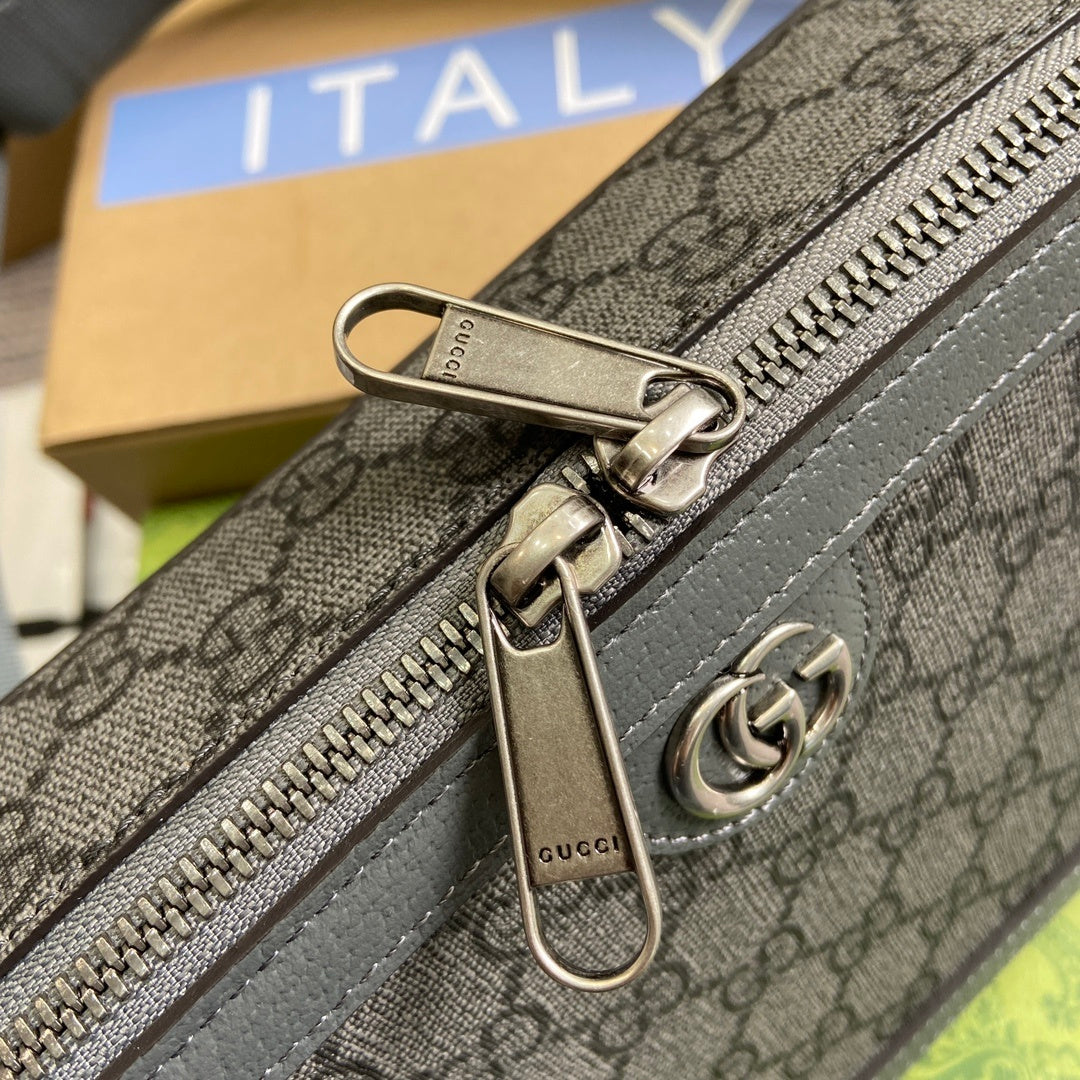 Gucci Ophidia Travel Case Bag Gray
