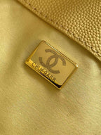 Bolsa Hobo  Chanel 25 Yellow Small