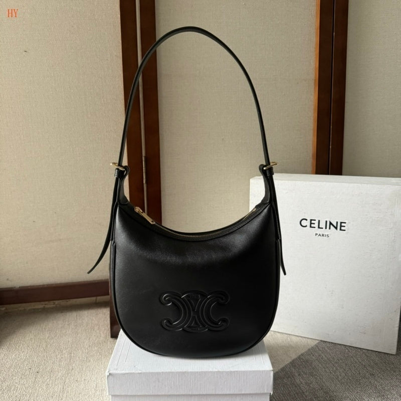Celine Heloïse Cuir Triomphe Black