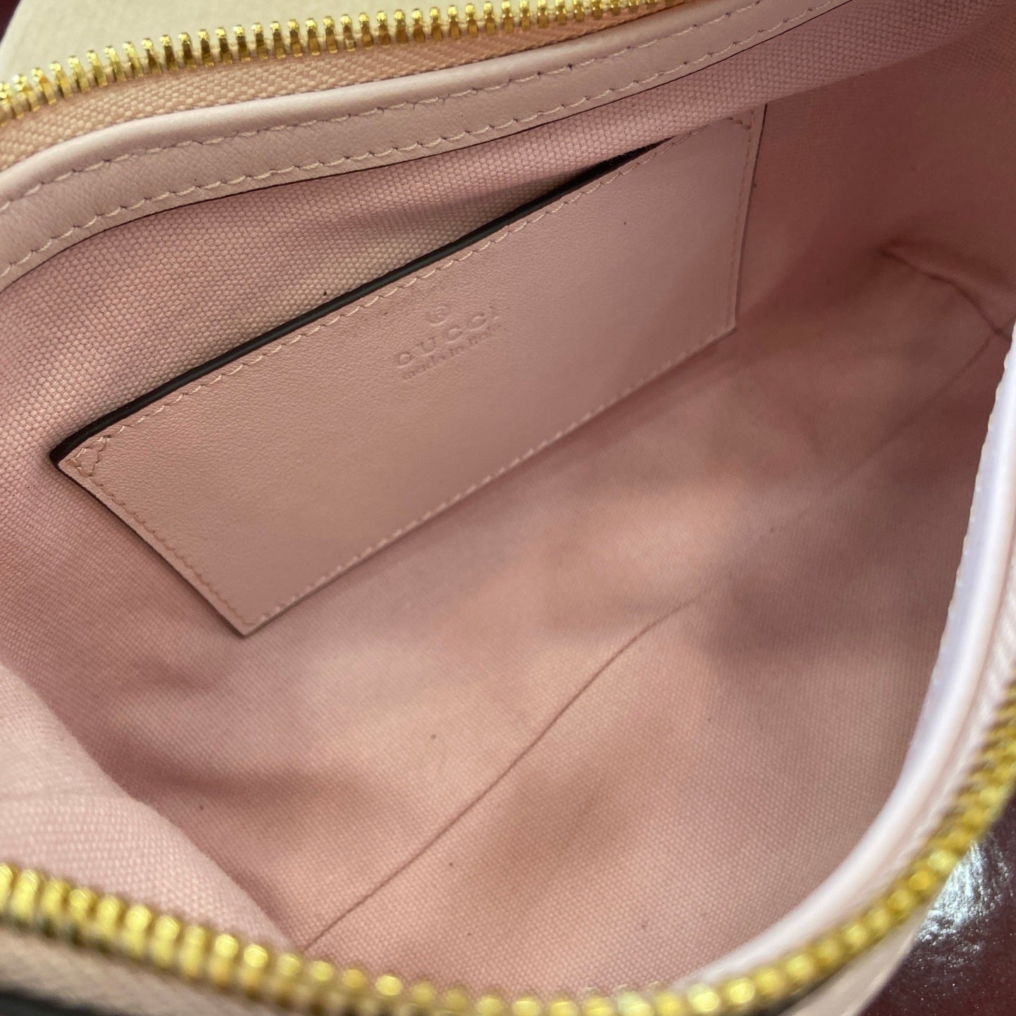 Gucci GG Emblem Small Shoulder Bag Off-White