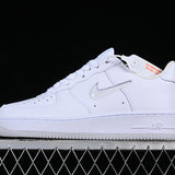 Nike Air Force 1 Low '07 Retro Color of the Month Jewel Swoosh Triple White