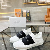 Givenchy City Sport Sneaker White Black Logo Strap