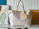 Lv Neverfull Inside Out MM White