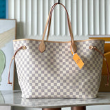 Lv Neverfull Inside Out MM White