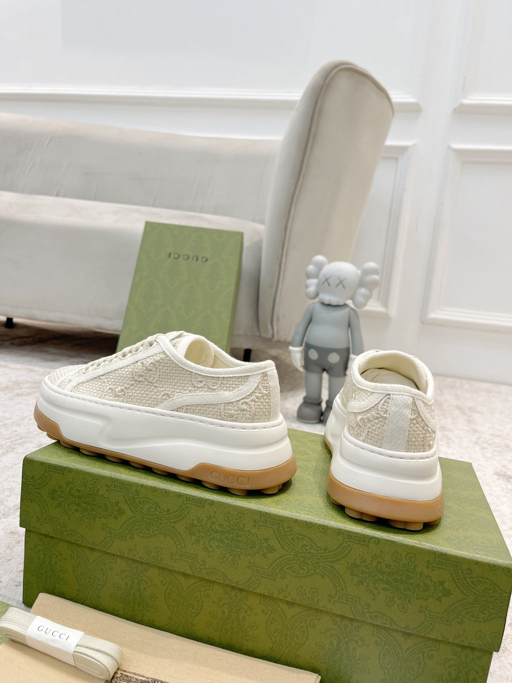 Gucci And Ebony GG Canvas Cream ( Pronta entrega )