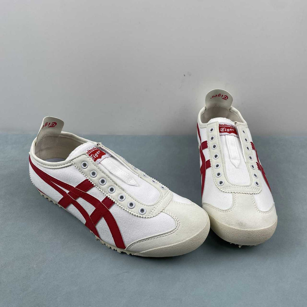 Onitsuka Tiger Mexico 66 White Burgundy ( Pronta entrega )