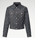 Louis Vuitton Jaqueta Jeans Jacquard Monogram