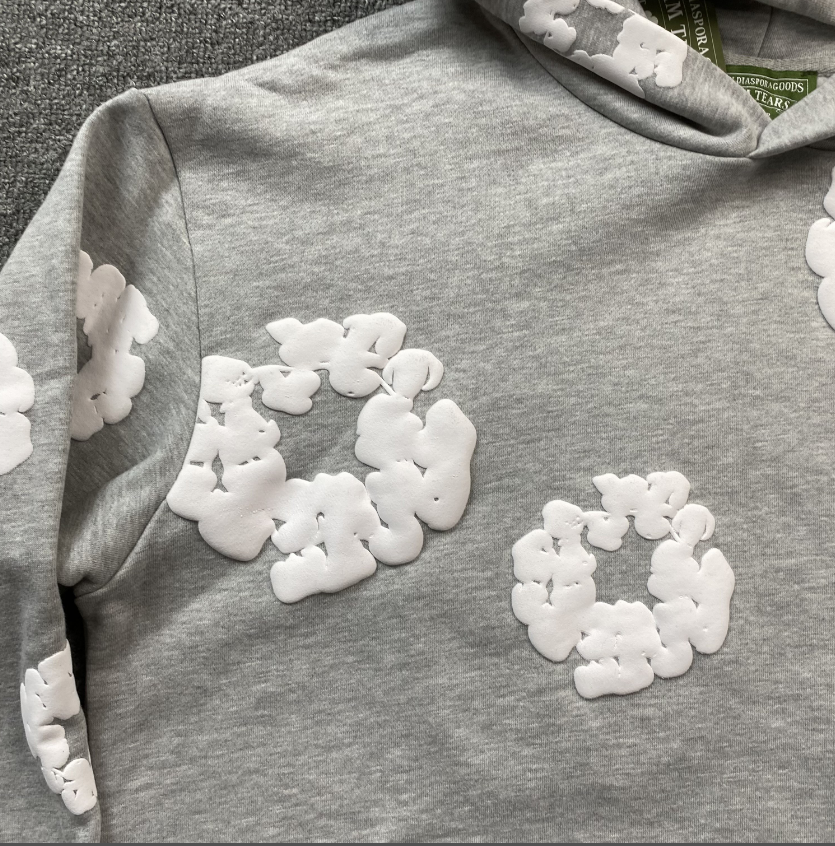 Moletom Cotton Wreath Denim Tears Grey