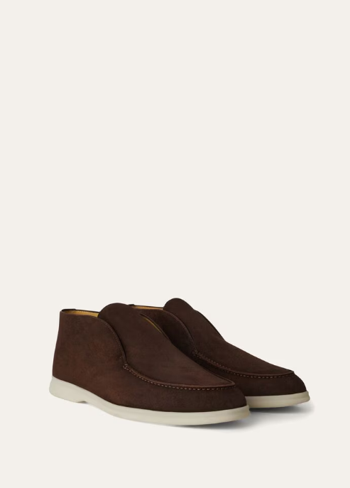 Open Walk Ankle Boot Chocolate