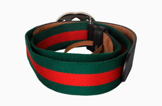 Cinto Gucci Web com fivela Interlocking