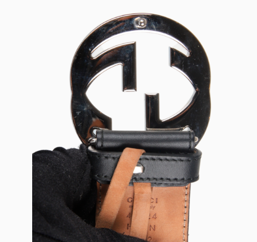 Cinto Gucci Web com fivela Interlocking