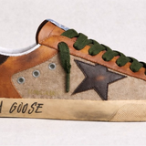 Golden Goose Super-Star Green Shoelace.