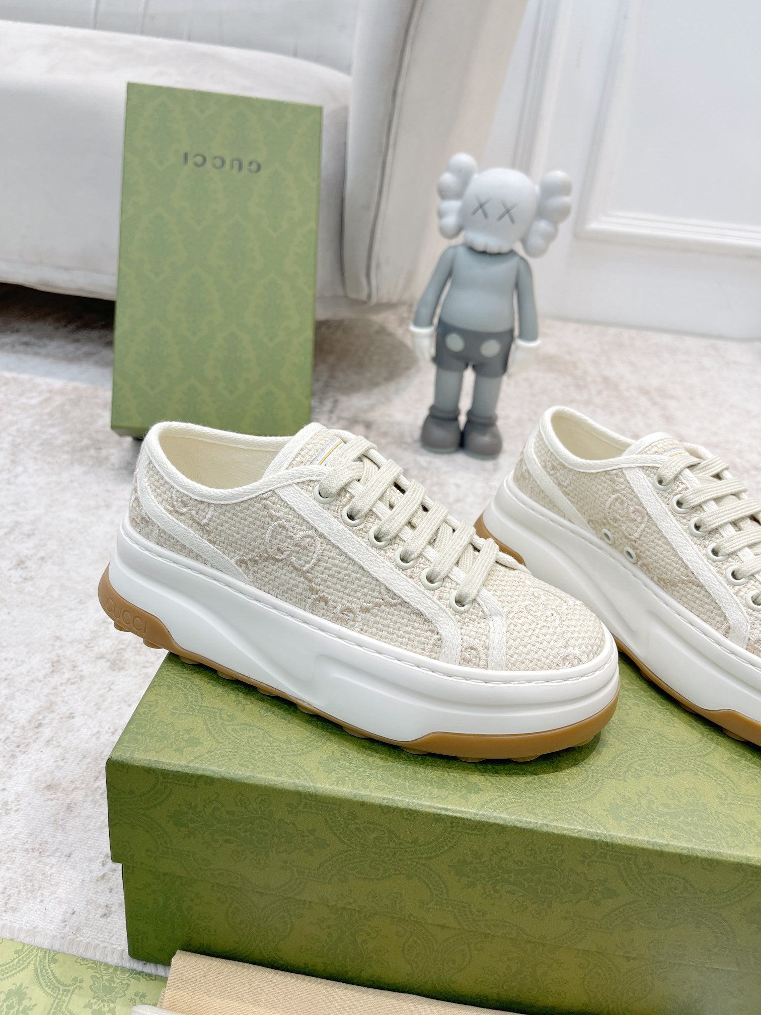 Gucci And Ebony GG Canvas Cream ( Pronta entrega )
