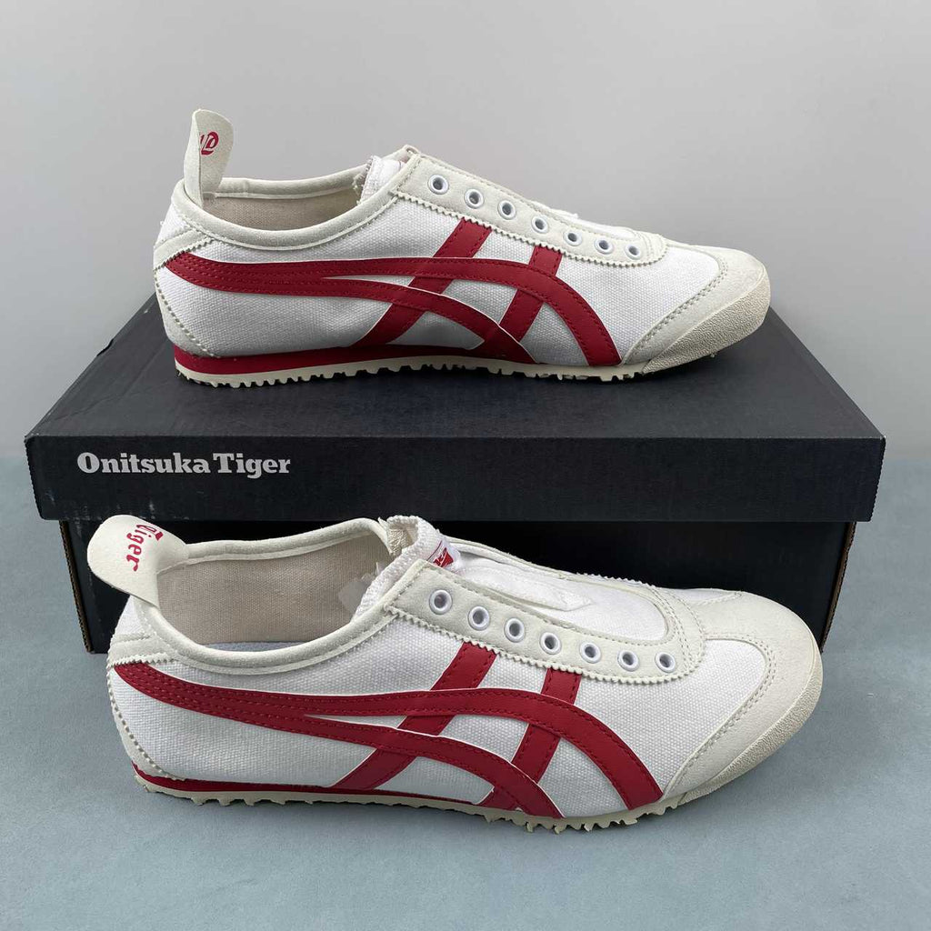 Onitsuka Tiger Mexico 66 White Burgundy ( Pronta entrega )