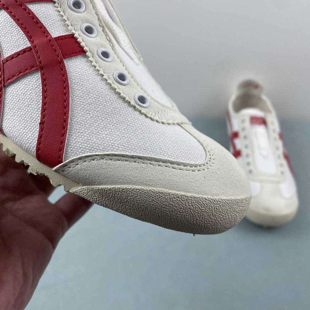 Onitsuka Tiger Mexico 66 White Burgundy ( Pronta entrega )