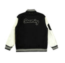 Jacket Varsity Black White