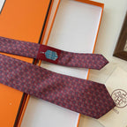 GRAVATAS HERMES  DE SEDA  PADRÃO "H"