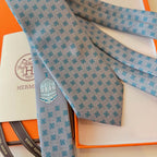 GRAVATAS HERMES  DE SEDA  PADRÃO "H"