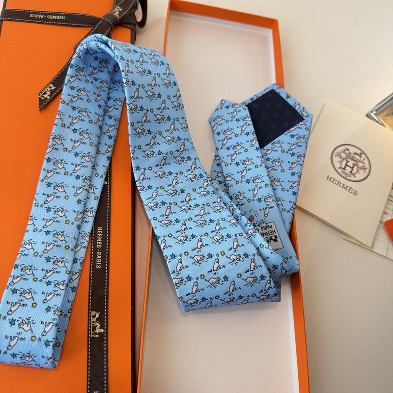GRAVATA HERMES SARJA DE SEDA PUPPY DREAM  "SONHO DE FILHOTE" ( PRONTA ENTREGA )