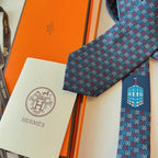 GRAVATAS HERMES  DE SEDA  PADRÃO "H"