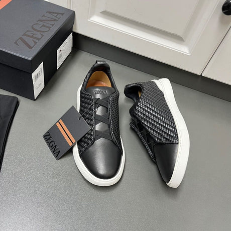 ZEGNA PelleTessuta Leather ( Pronta entrega )