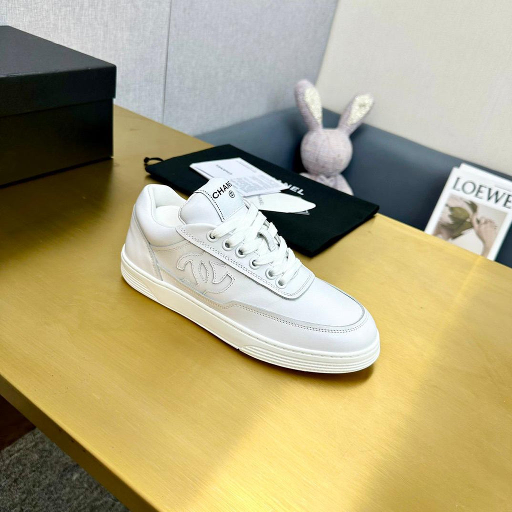 Chanel CC Logo White
