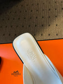 Hermes Sandal White