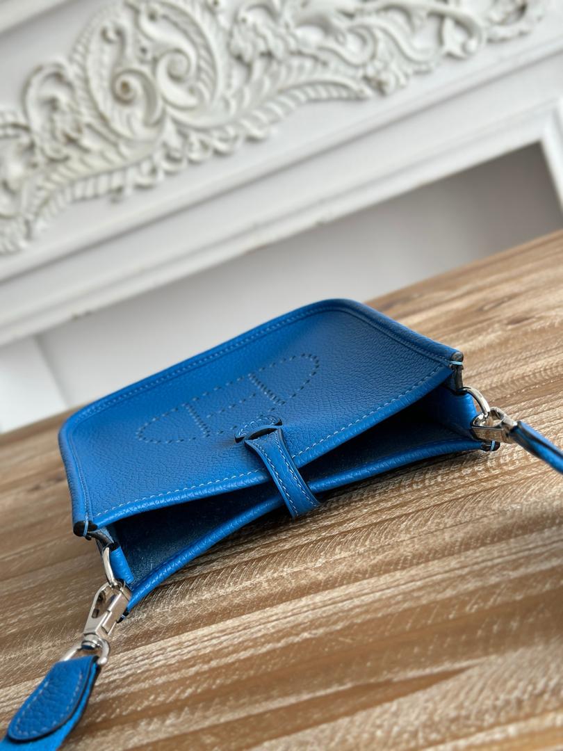 Bolsa Hermes Evelyne Blue