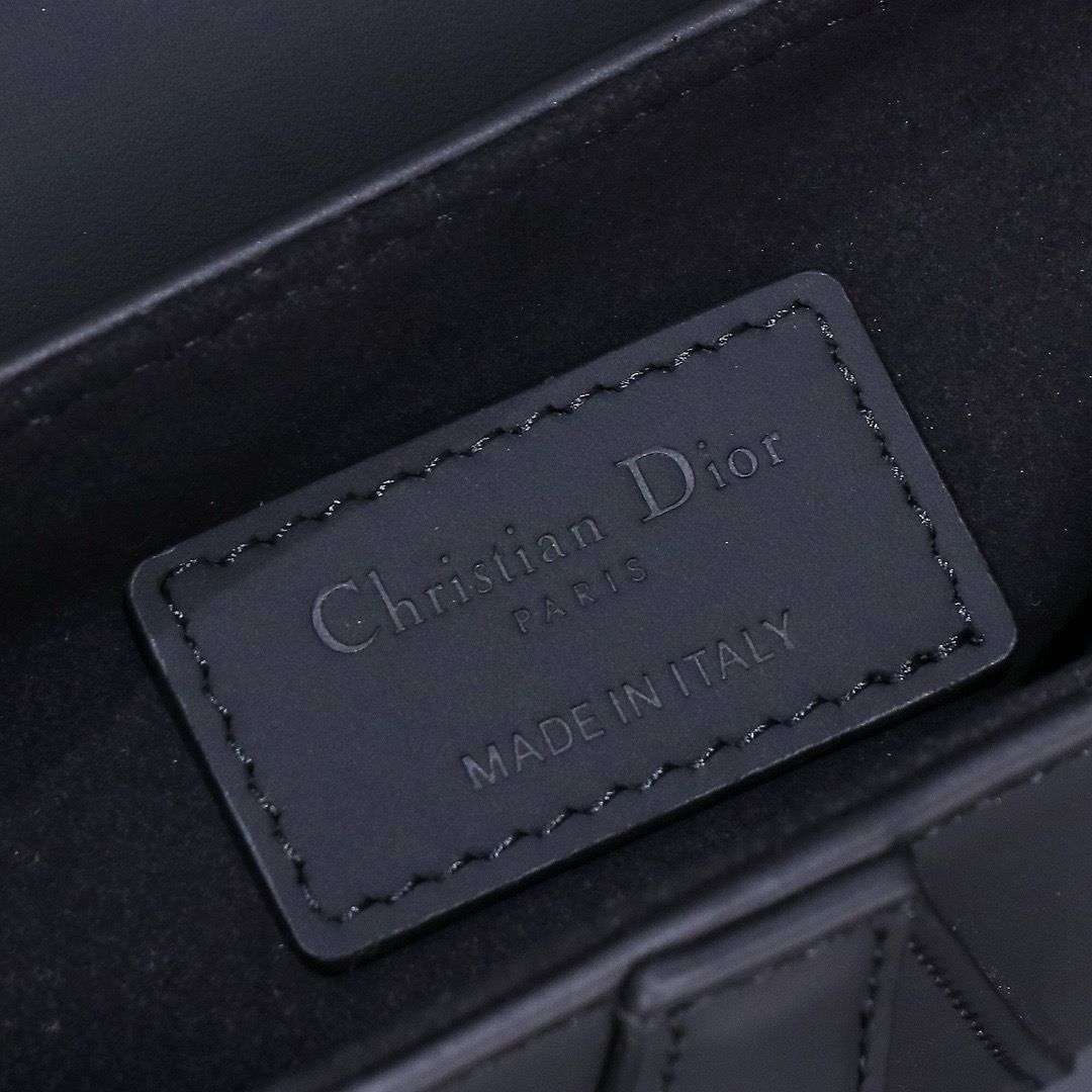 Bolsa Saddle Oblique Embroidery Black