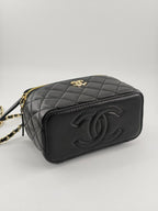 Bolsa Chanel Black Gold