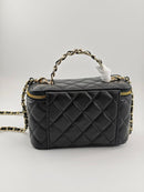 Bolsa Chanel Black Gold