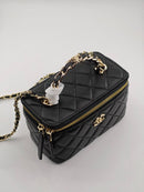 Bolsa Chanel Black Gold