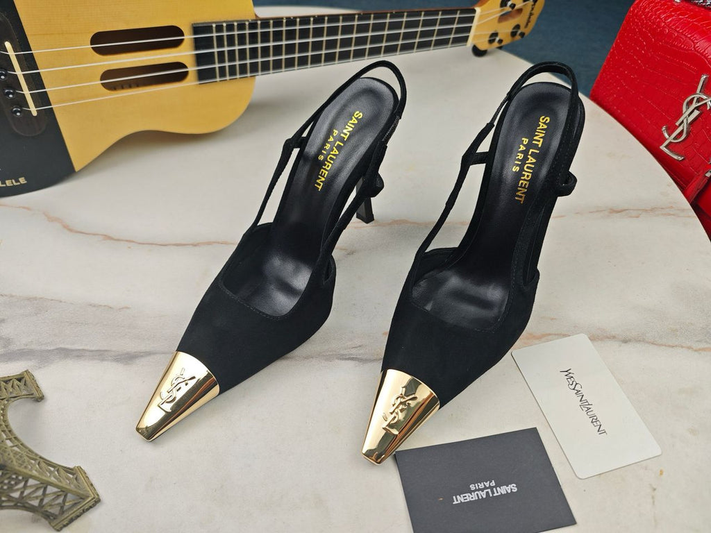 Saint Laurent Scarpin Slingback Jeanne