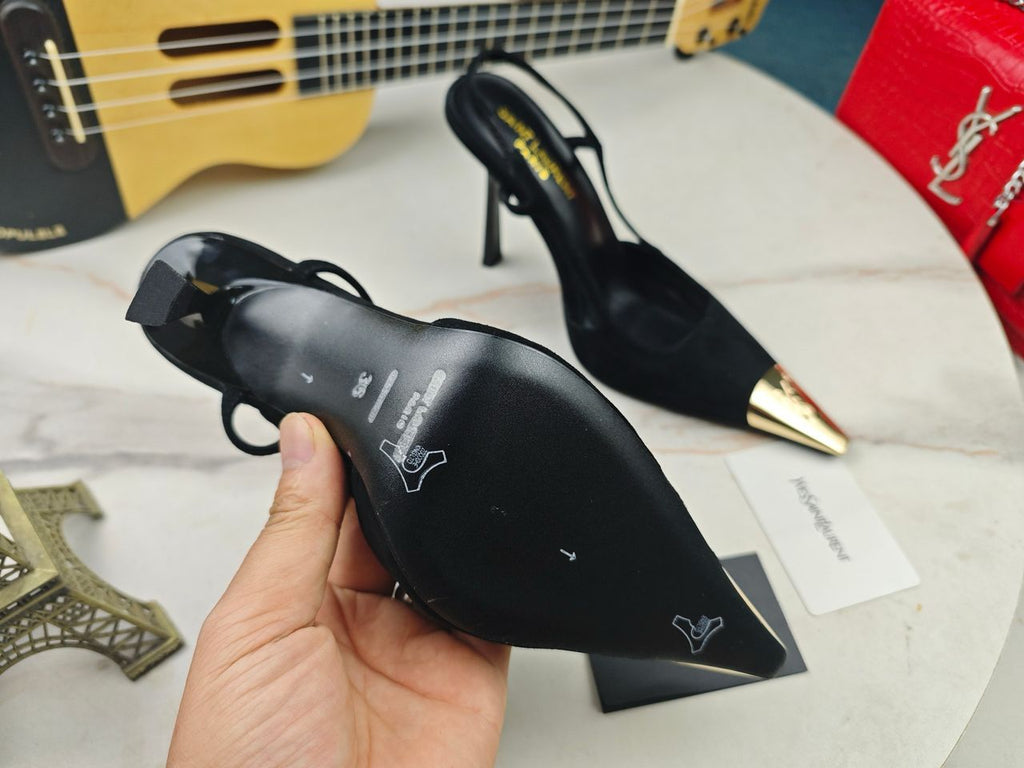 Saint Laurent Scarpin Slingback Jeanne