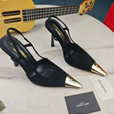 Saint Laurent Scarpin Slingback Jeanne