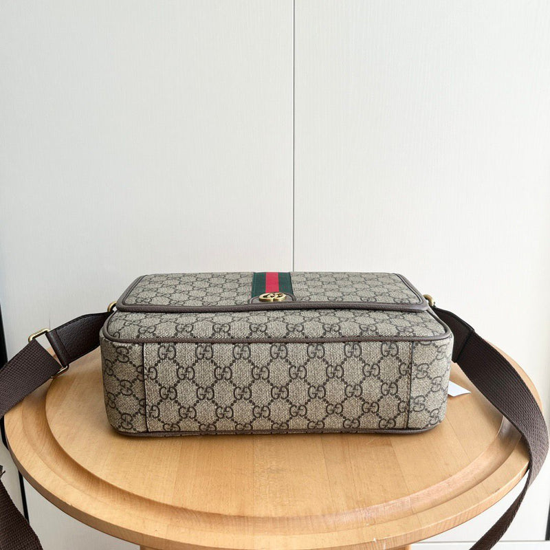 Gucci Ophidia Medium Messenger Bag Beige