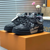Trainer Skate Black Swarovski Monogran