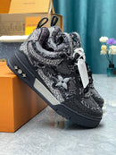 Trainer Skate Black Swarovski Monogran