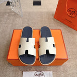 Hermes Izmir Sandal Blanc de Paris.