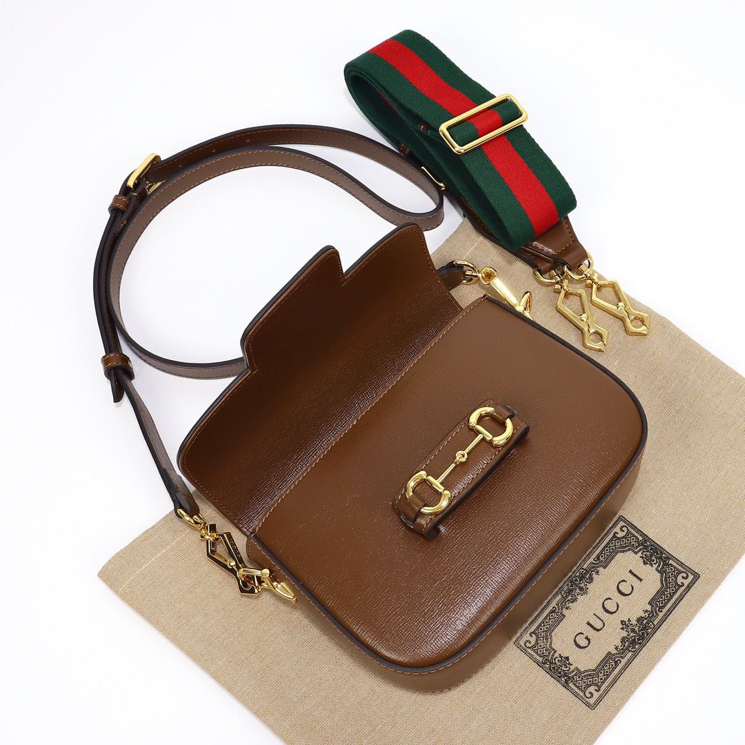 Bolsa Horsebit 1955 Marrom